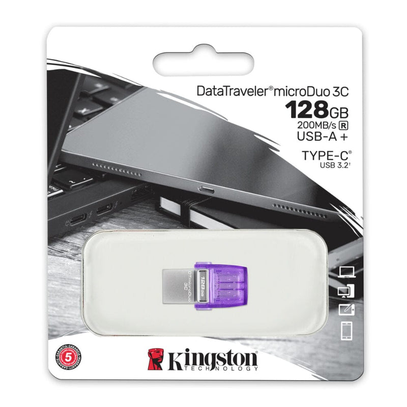 Pendrive Type-C-Usb 128Gb Usb3.2 Duo KINGSTON 