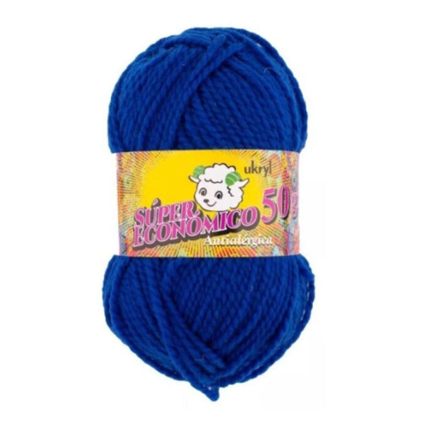 Lana Ovillo Azul 50 Gr OFICINA Y LIBRERIA UKRYL 