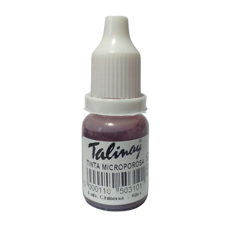 Tinta Timbre Microporosa Roja 10 Cc TALINAY 