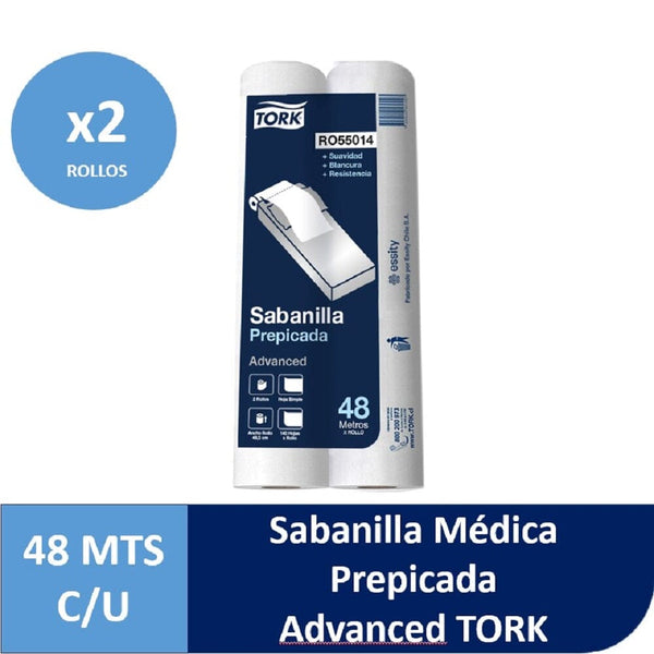 Sabanilla Medica Advance Hoja Simple 2X48 Mt TORK 