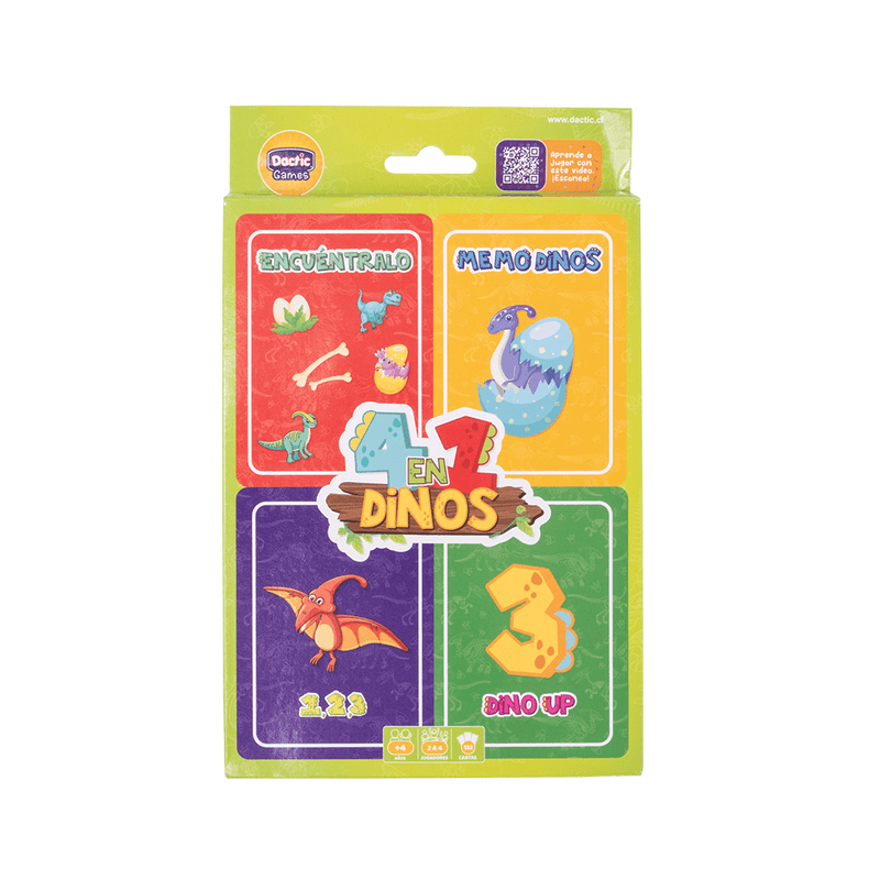 Juego De Mesa Juego Dinosaurio 4 En 1 OFICINA Y LIBRERÍA DATIC 
