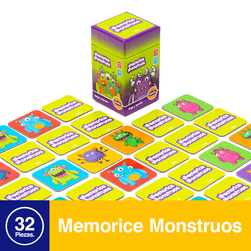 Juego De Mesa Memorice Monstruo OFICINA Y LIBRERIA DATIC 