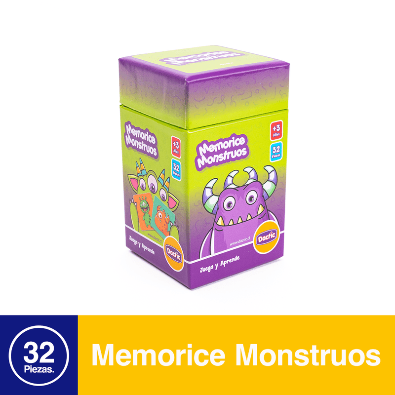 Juego De Mesa Memorice Monstruo OFICINA Y LIBRERIA DATIC 