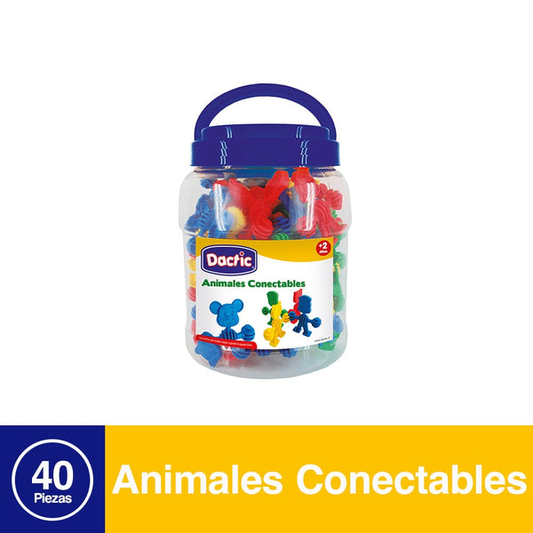 Animales Plásticos Conectables 40 Un OFICINA Y LIBRERÍA DATIC 