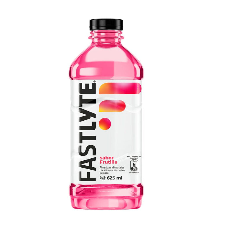 Bebida Fastlyte Sabor Frutilla Botell 625 ml ALIMENTOS FASTLYTE 