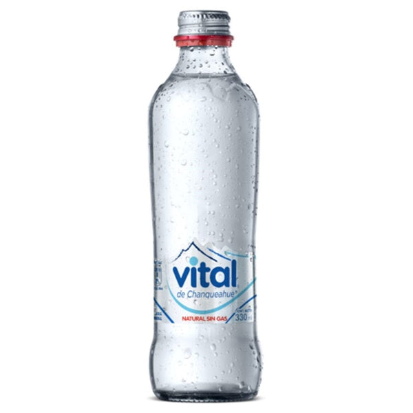 Agua Sin Gas Botella Vidrio Vital 330 ml ALIMENTOS FASTLYTE 