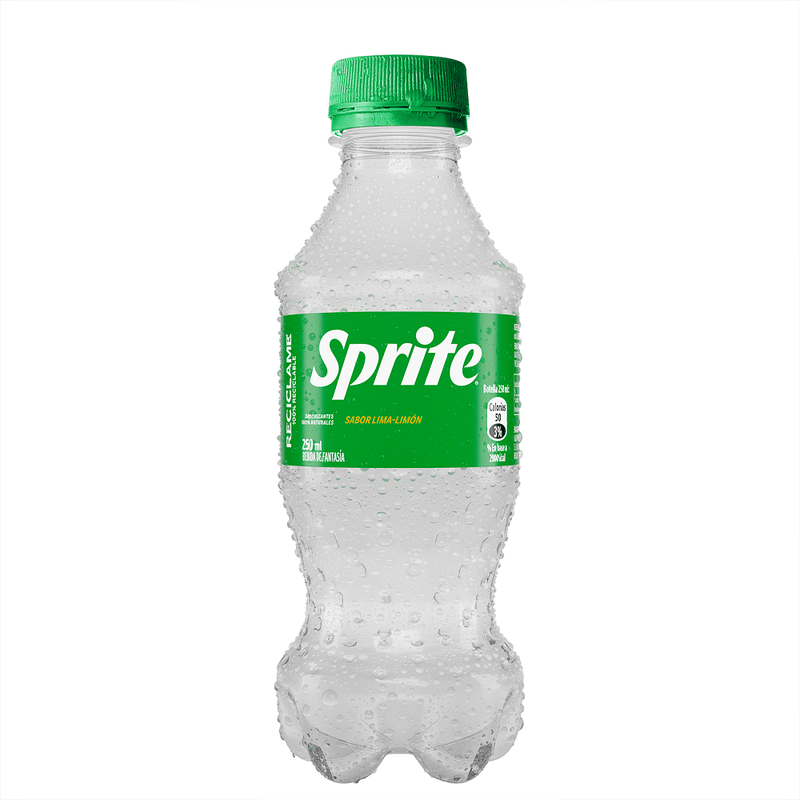 Bebida Sprite Pet Desechable 250 cc ALIMENTOS SPRITE 