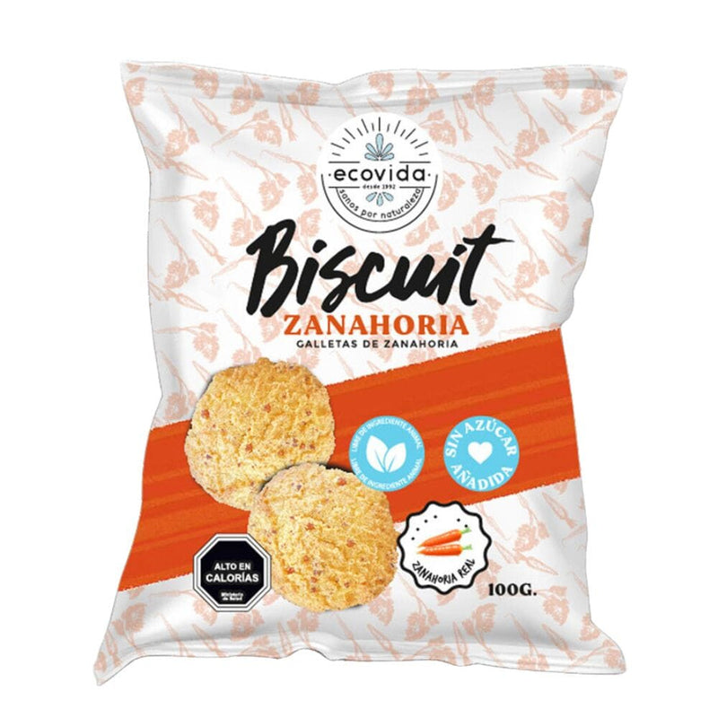 Galleta Sin Azúcar Zanahoria 100 Gr ALIMENTOS ECOVIDA 