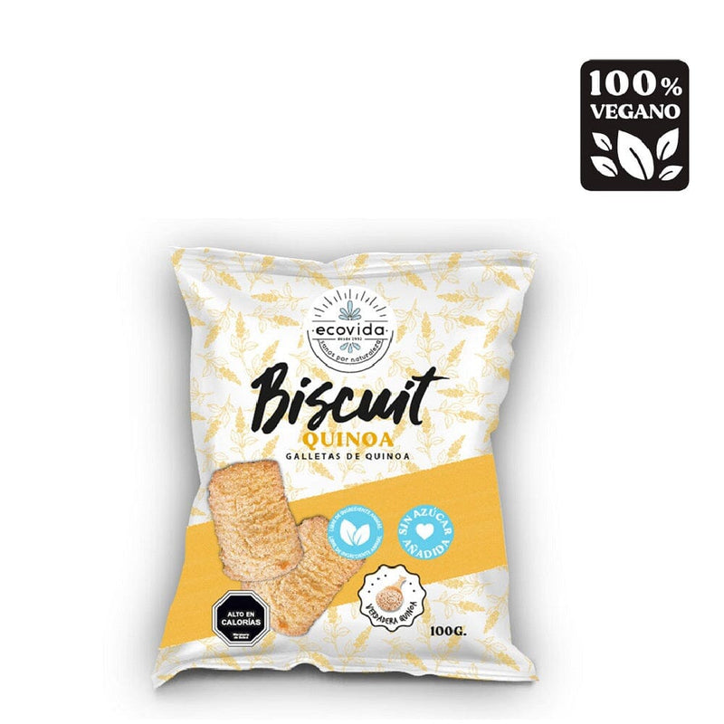 Galleta Sin Azúcar Quinoa 100 Gr ALIMENTOS ECOVIDA 