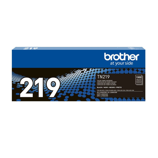 Toner Negro Tn219Bk Hasta 1.500 Páginas TECNOLOGÍA BROTHER 