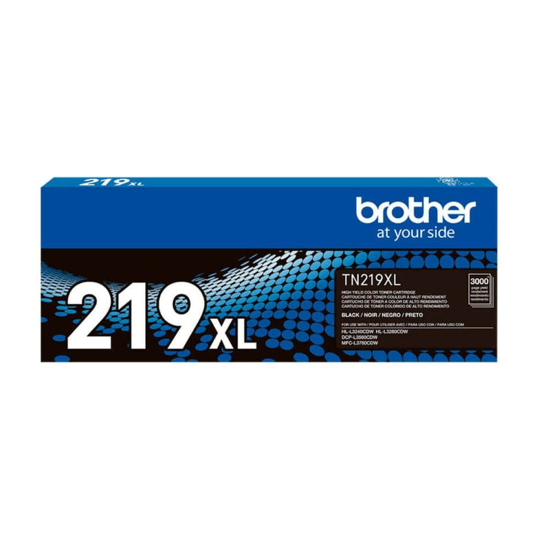 Toner Negro Tn219Xlbk Hasta 3.000 Páginas TECNOLOGÍA BROTHER 