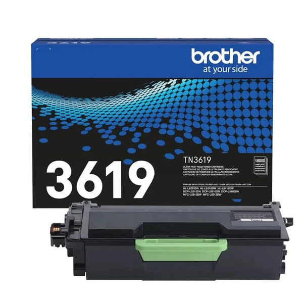 Toner Negro Tn3619 Hasta 18.000 Páginas TECNOLOGÍA BROTHER 