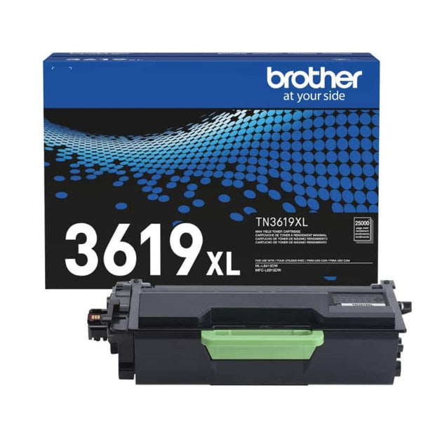 Toner Negro Tn3619Xl Hasta 25.000 Páginas TECNOLOGÍA BROTHER 