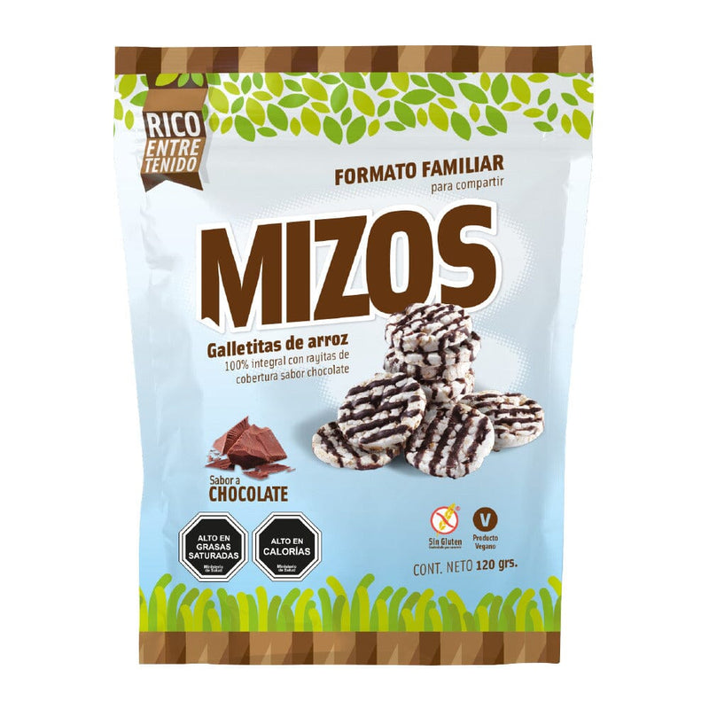 Galleta De Arroz Chocolate 120 Gr ALIMENTOS MIZOS 