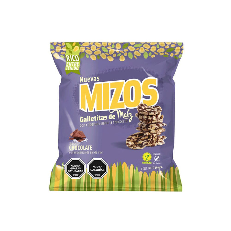 Galleta De Maíz Chocolate 20 Gr ALIMENTOS MIZOS 