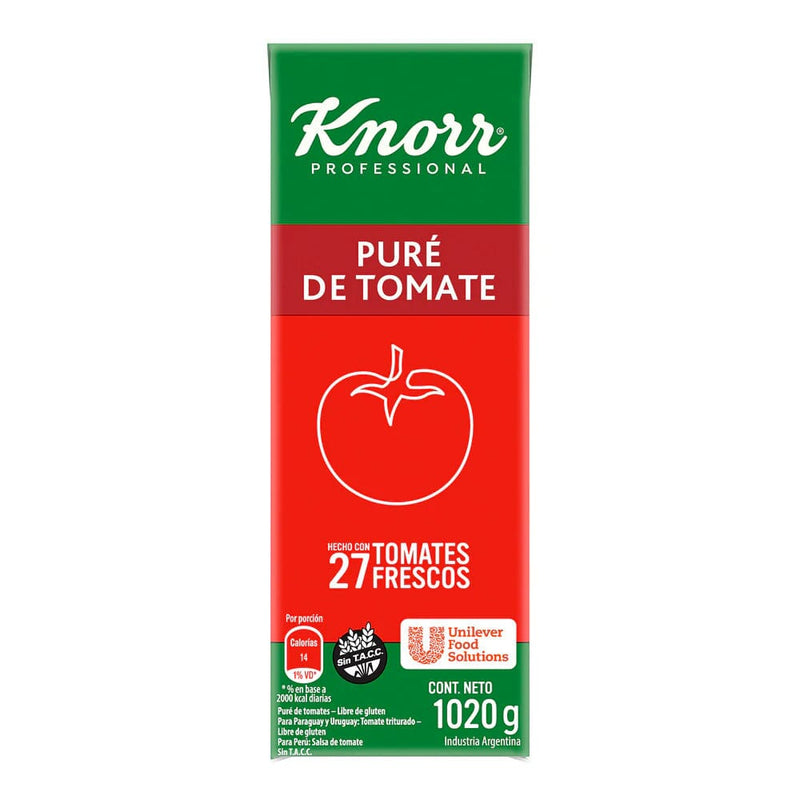 Pure Tomate Tetrapack 1020 Gr ALIMENTOS KNORR 