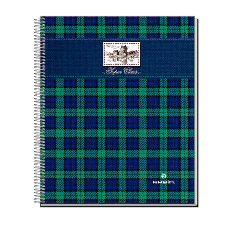 Cuaderno Super Class 1/2 Oficio Scotch 120 Hojas OFICINA Y LIBRERIA RHEIN 