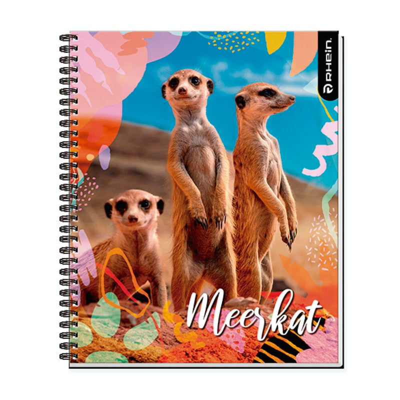 Cuaderno Universitario Wild Life C7 Mm 100 Hojas OFICINA Y LIBRERIA RHEIN 