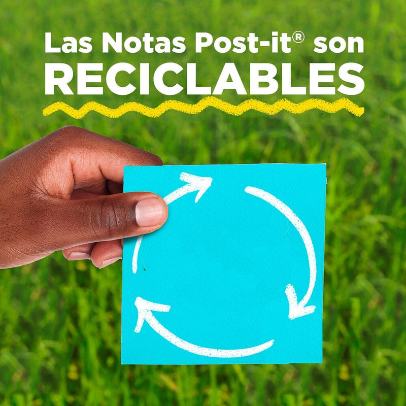 Nota Adhesiva Cubo 270 Hojas 3 Colores Pasión Por Viajar OFICINA Y LIBRERIA POST IT 