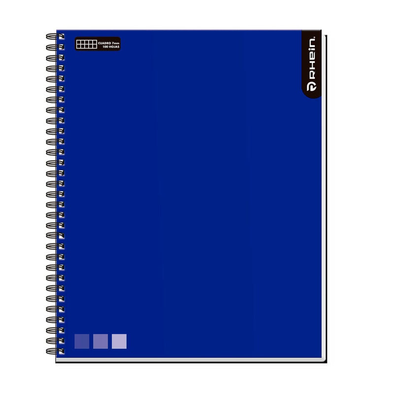 Cuaderno Universitario One Color 7Mm Azul 100 Hojas OFICINA Y LIBRERIA RHEIN 