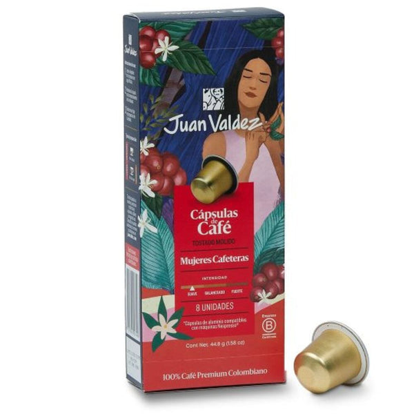 Cápsula De Café Tipo Nespresso Mujeres Intensidad Suave X 8 Un ALIMENTOS JUAN VALDEZ 