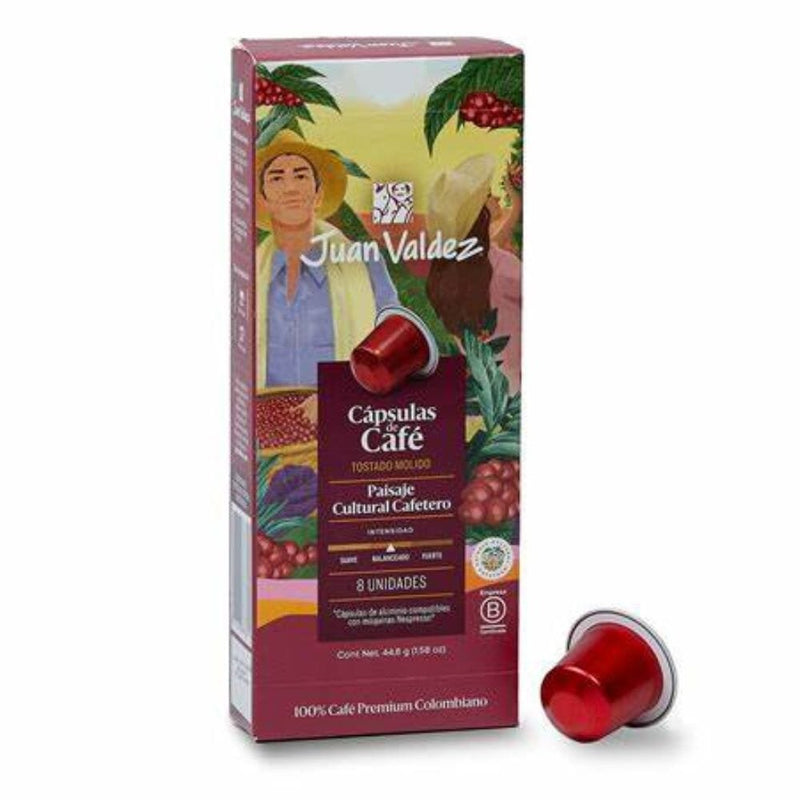 Cápsula De Café Tipo Nespresso Paisaje Intensidad Balanceado X 8 Un ALIMENTOS JUAN VALDEZ 