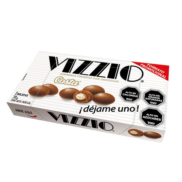 Chocolate Vizzio Estuche 70 Gr ALIMENTOS COSTA 