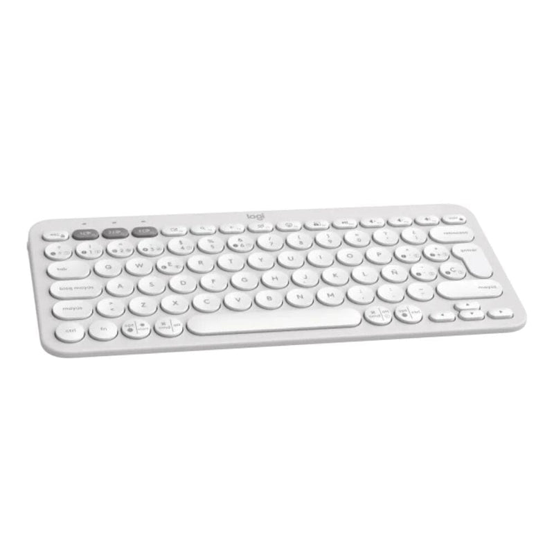 Teclado Inalámbrico Bluetooth Pebble 2 K380 Blanco Español TECNOLOGÍA LOGITECH 