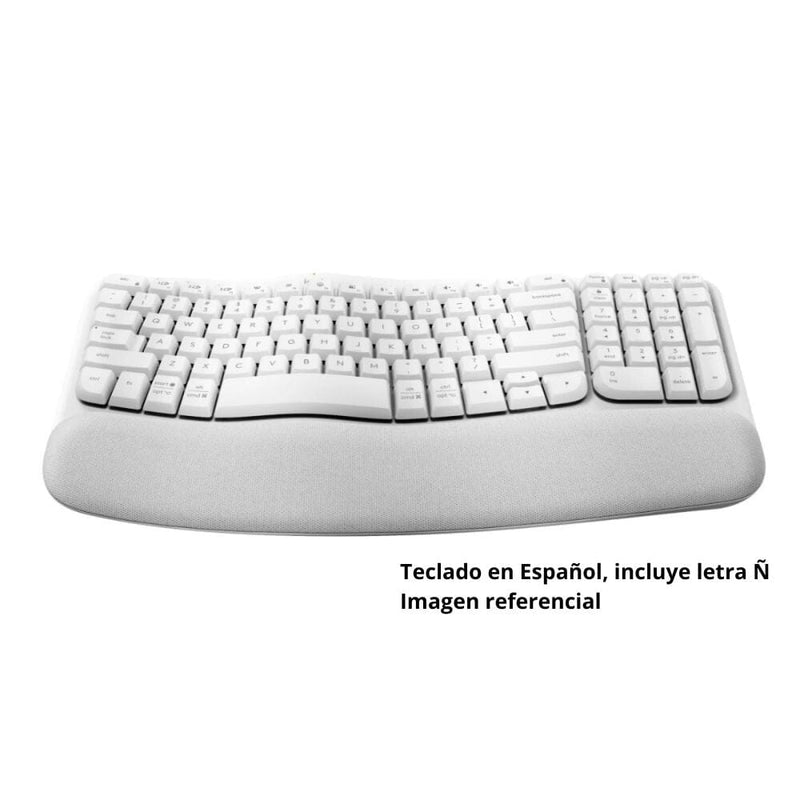 Teclado Inalámbrico Ergo Bluetooth USB Wake Keys Blanco TECNOLOGÍA LOGITECH 