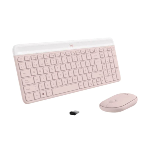 Combo Teclado Mouse Inalámbrico Mk470 Rosado TECNOLOGÍA LOGITECH 