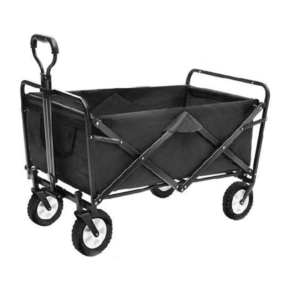 Carro De Compras, SucceBuy Carro De Compras Plegable, Carro Utilitario De 49.8 Kg Con Mango