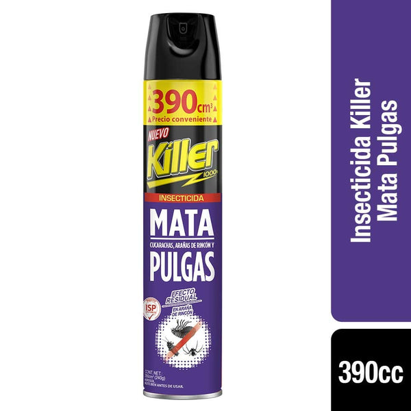 Insecticida Pulgas Y Garrapatas 390 cc ASEO Y LIMPIEZA KILLER 