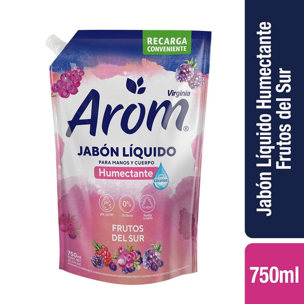 Jabón Líquido Doypack Frutos Del Sur 750 ml CUIDADO PERSONAL AROM 