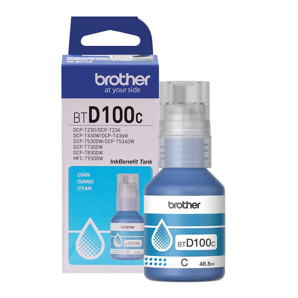 Botella De Tinta Btd100C Cian TECNOLOGÍA BROTHER 