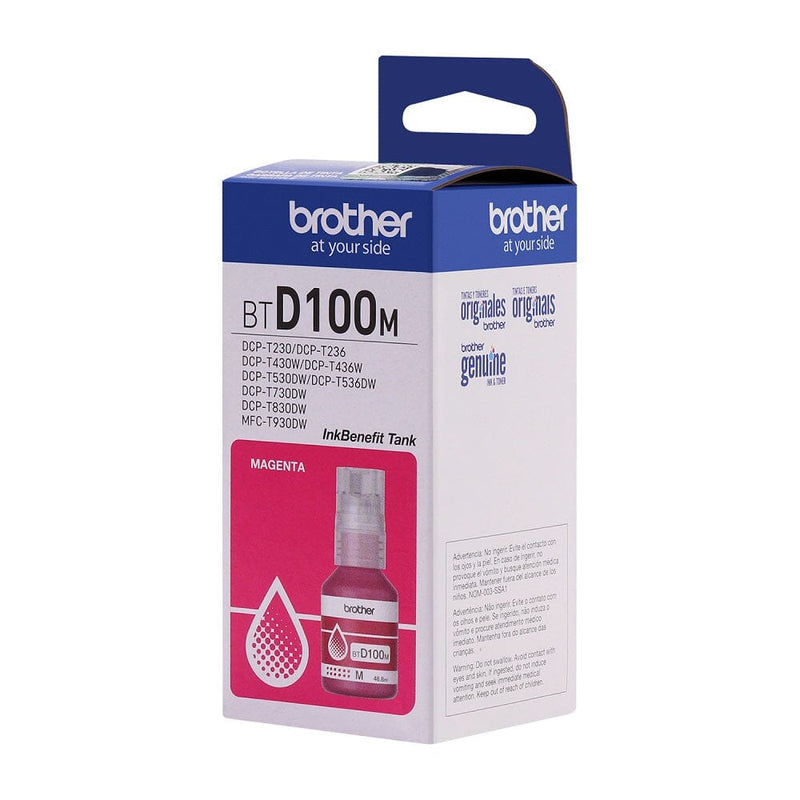 Botella De Tinta Btd100M Magenta TECNOLOGÍA BROTHER 