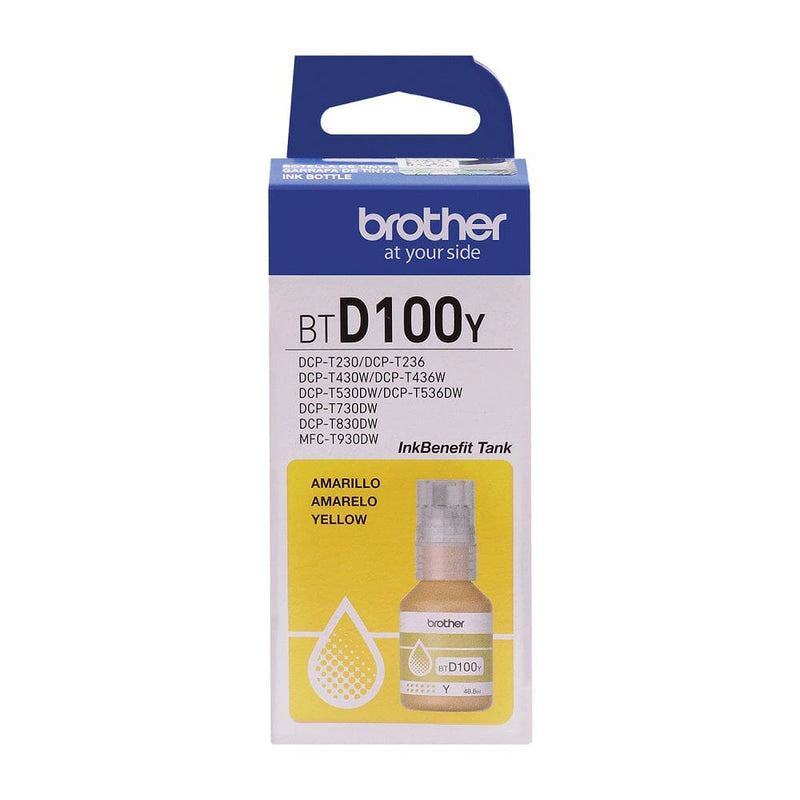 Botella De Tinta Btd100Y Amarillo TECNOLOGÍA BROTHER 