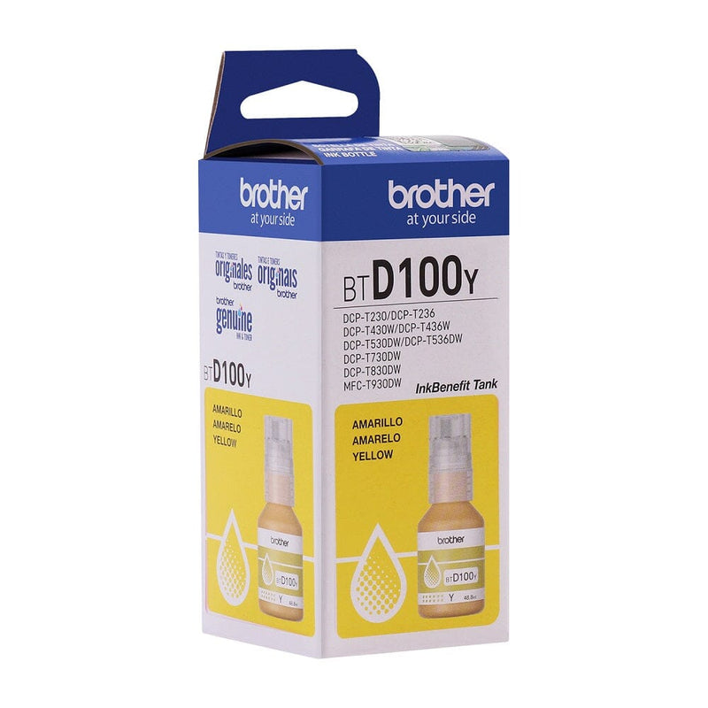 Botella De Tinta Btd100Y Amarillo TECNOLOGÍA BROTHER 