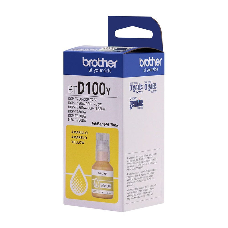 Botella De Tinta Btd100Y Amarillo TECNOLOGÍA BROTHER 