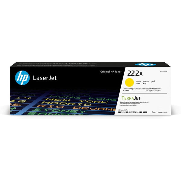Tóner W2222A 222A Amarillo TECNOLOGÍA HP 