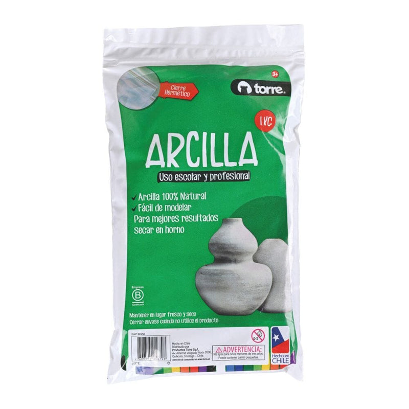 Arcilla 1 Kg OFICINA Y LIBRERIA TORRE 