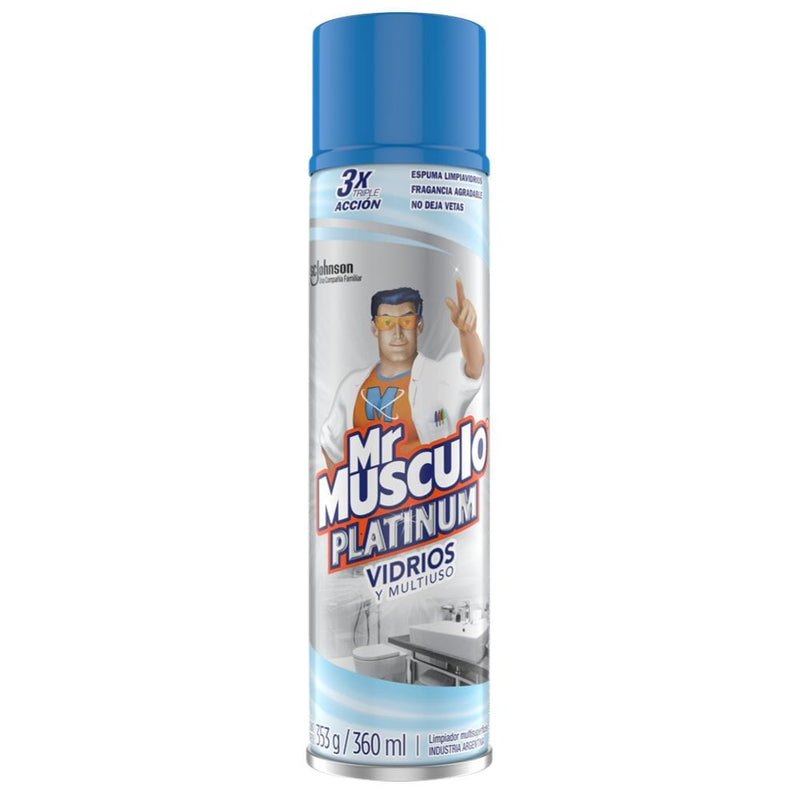 Limpiavidrios Espuma 360 ml ASEO Y LIMPIEZA MR MUSCULO 