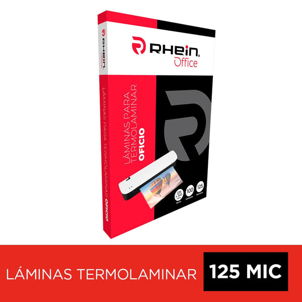 Sobre Para Plastificar Oficio 125 Mic 100 Unidades OFICINA Y LIBRERIA RHEIN 