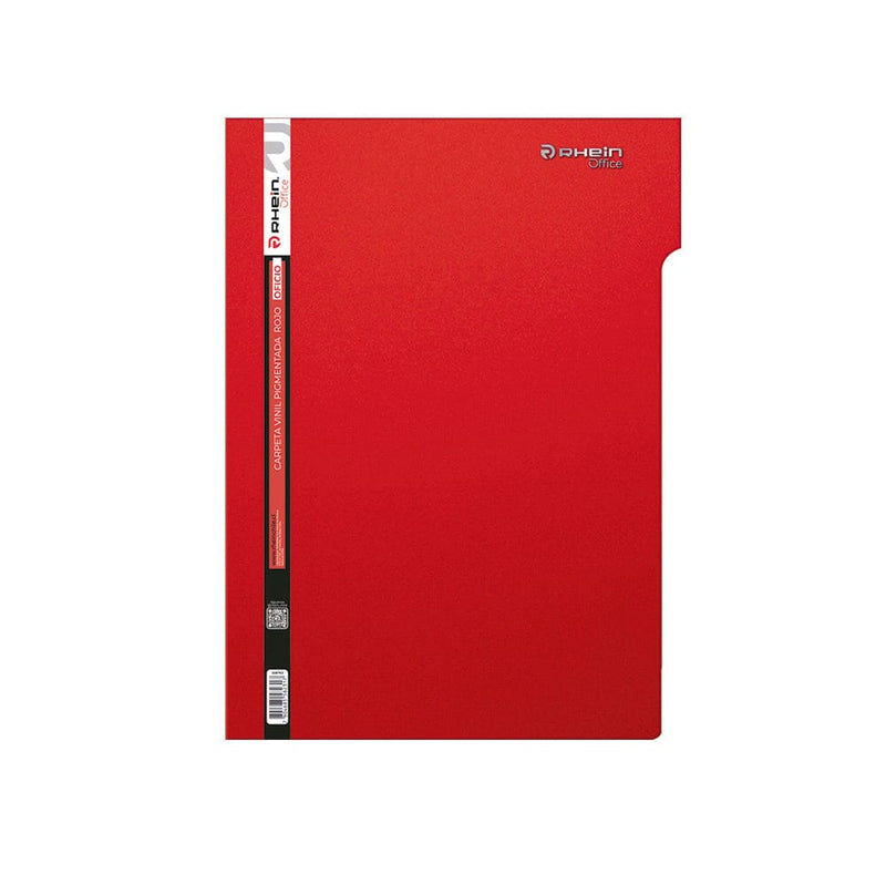 Carpeta Vinil Fast Pigmentada Oficio Rojo Con Acco Clip OFICINA Y LIBRERIA RHEIN 