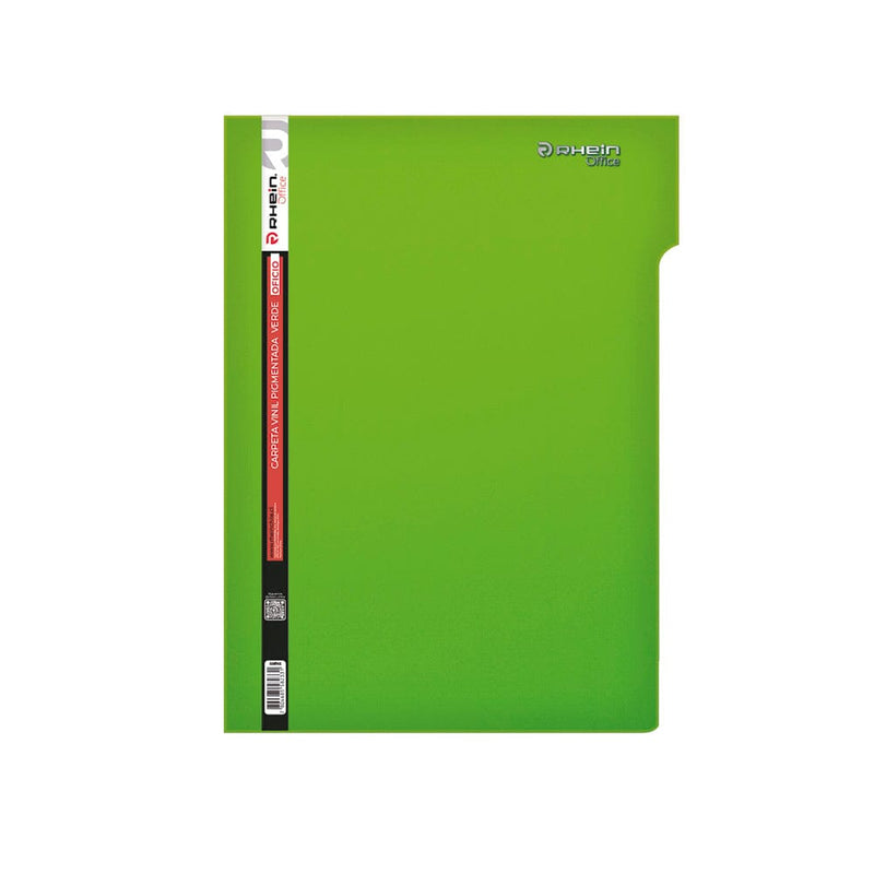 Carpeta Vinil Fast Pigmentada Oficio Verde Con Acco Clip OFICINA Y LIBRERIA RHEIN 