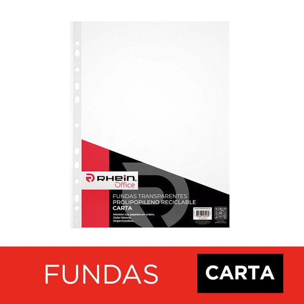 Funda Para Archivo Polipropileno Carta Blanco OFICINA Y LIBRERIA RHEIN 