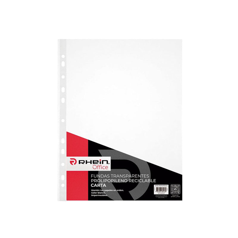 Funda Para Archivo Polipropileno Carta Blanco OFICINA Y LIBRERIA RHEIN 