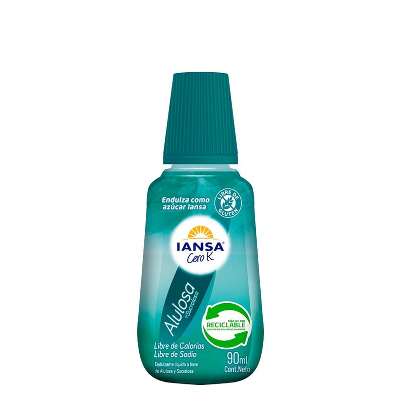 Endulzante Alulosa Sucralosa 90 Ml ALIMENTOS IANSA CERO K 
