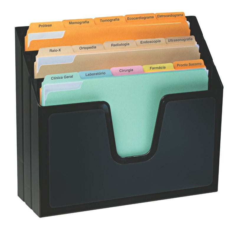 Bandeja Triple Pared O Escritorio Acrílico Cristal OFICINA Y LIBRERIA ACRIMET 