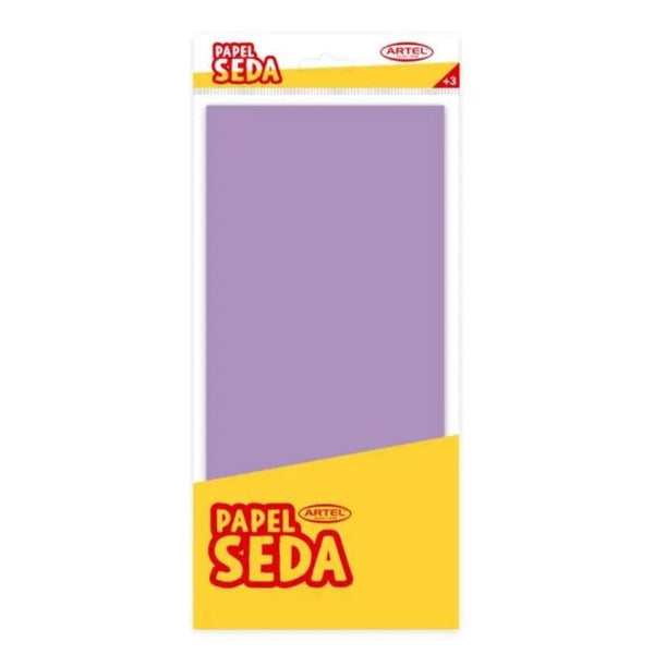 Papel Seda Volantín 50X66 Lila 10 Pliegos OFICINA Y LIBRERIA ARTEL 