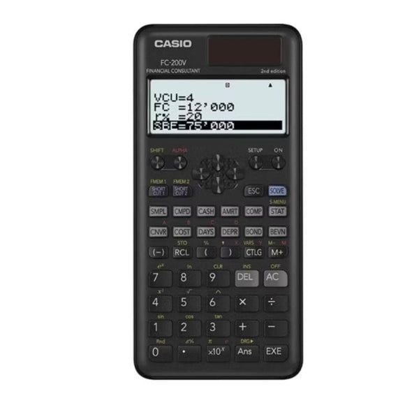 Calculadora Financiera Fc200V-2 OFICINA Y LIBRERIA CASIO 